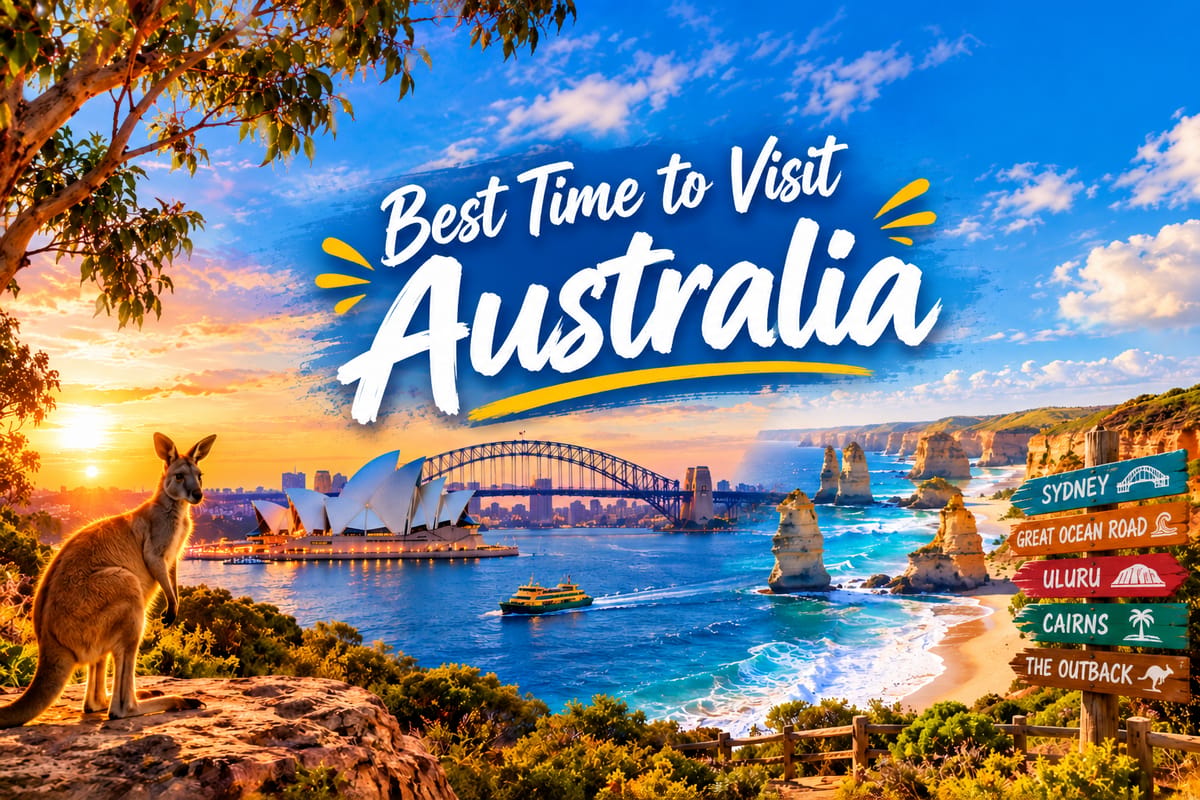 Best Time to Visit Australia: Sydney, Melbourne, Gold Coast & Month-by-Month Guide (2026)