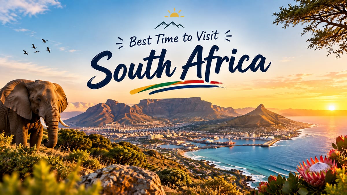 Best Time to Visit South Africa: Safari, Cape Town & Month-by-Month Guide (2026)