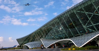 Arrival at Baku Airport
